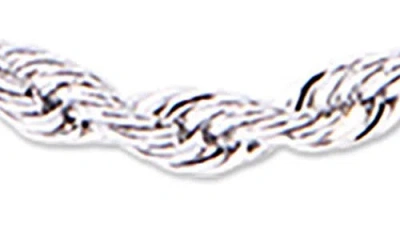 Brook & York Stainless Steel Rope Chain Necklace In Metallic