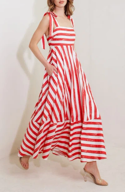 Freemarket Tie Strap Maxi Dress