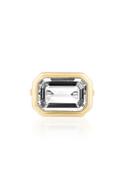 Goshwara Manhattan East West Ring In Gold