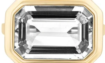 Goshwara Manhattan East West Ring In Gold