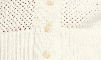 Fifteen Twenty Ellen Open Stitch Cardigan In White