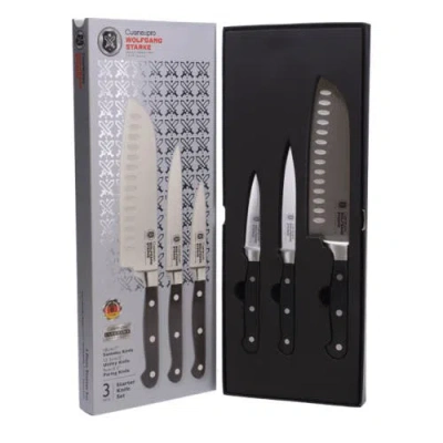 Cuisine::pro Wolfgang Starke 3pc Starter Set In Black