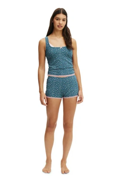 Cotton On Body Rib Lace Ruched Boyshort