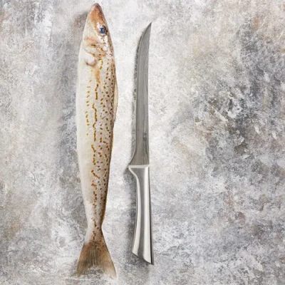 Cuisine::pro Damashiro 8" Filleting Knife In Metallic