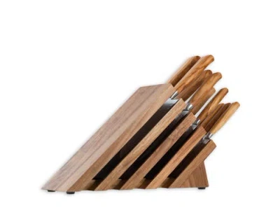 Messermeister Oliva Elite 11 Piece Next Level Block Set In Brown