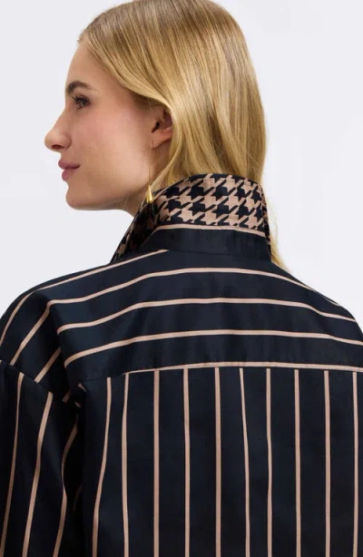 Foxcroft Marina Stripe Cotton Button-up Shirt