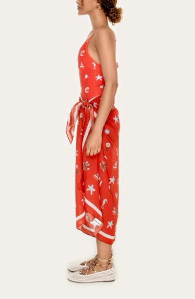 Jessie Zhao New York Beach Sarong Wrap