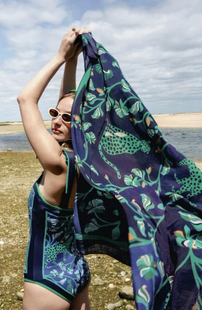 Jessie Zhao New York Beach Sarong Wrap
