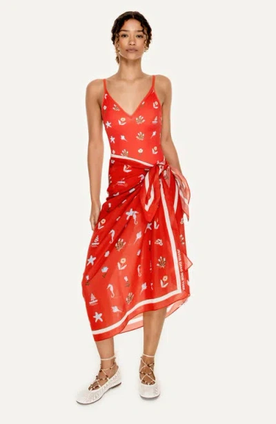 Jessie Zhao New York Beach Sarong Wrap