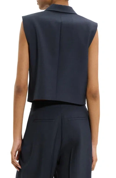 Theory Double Breasted Crop Vest
