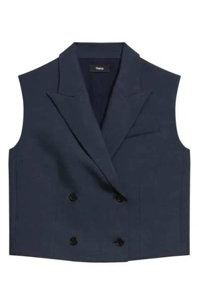 Theory Double Breasted Crop Vest
