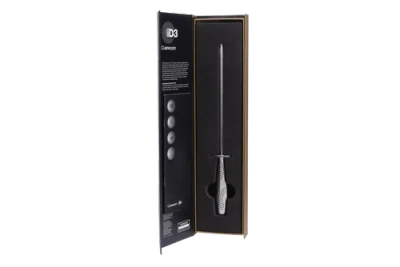 Cuisine::pro Id3 8" Sharpening Steel In Metallic