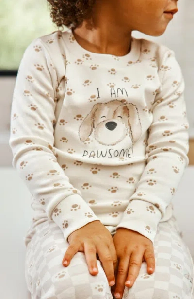 Warmies Puppy Pj Set In Neutral