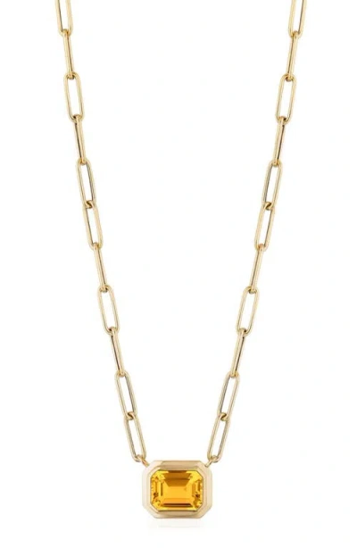 Goshwara Manhattan Pendant Necklace In Gold