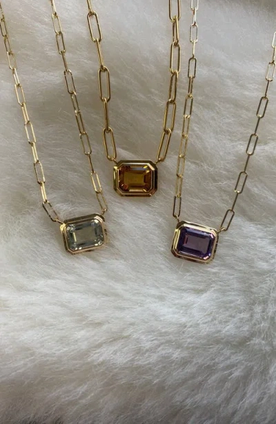 Goshwara Manhattan Pendant Necklace In Gold