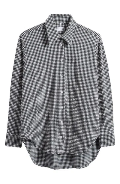 Hunza G Oversize Cover-up Shirt In Multi