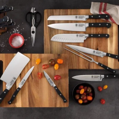 Cuisine::pro Wolfgang 2 Piece Starke Carving Set In Black