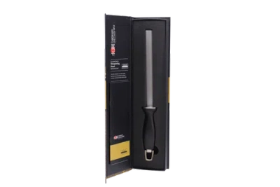 Cuisine::pro Damashiro 8" Sharpening Steel In Black