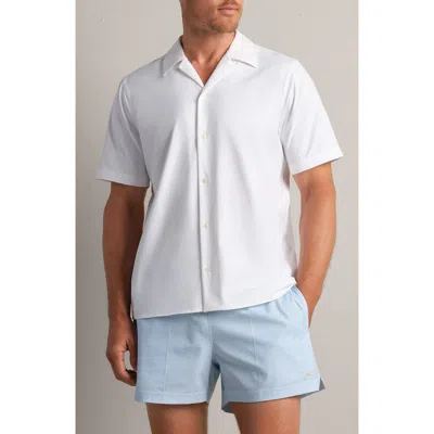 Rhone State Of Mind Performance Camp Shirt In White