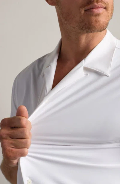 Rhone State Of Mind Performance Camp Shirt In White