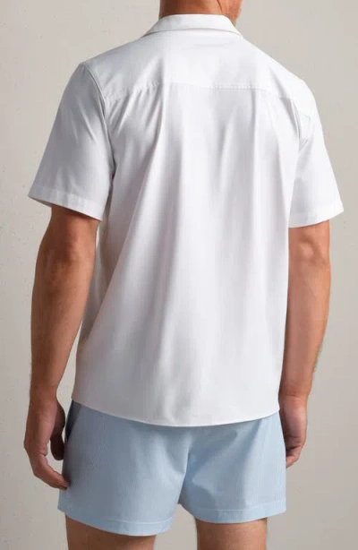 Rhone State Of Mind Performance Camp Shirt In White