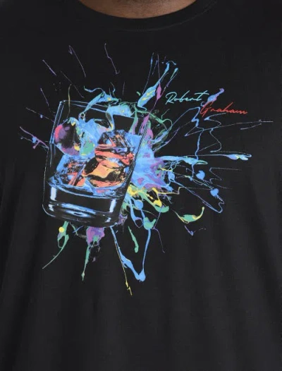 Robert Graham Dxl Big & Tall Neon Cocktail Graphic Tee
