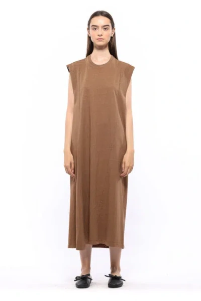 Toit Volant Santa Ana Dress In Brown