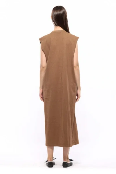 Toit Volant Santa Ana Dress In Brown