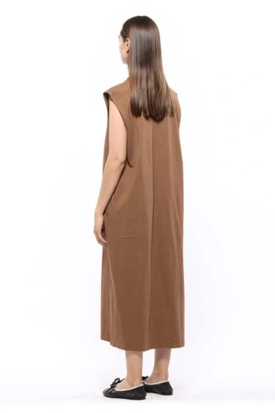 Toit Volant Santa Ana Dress In Brown