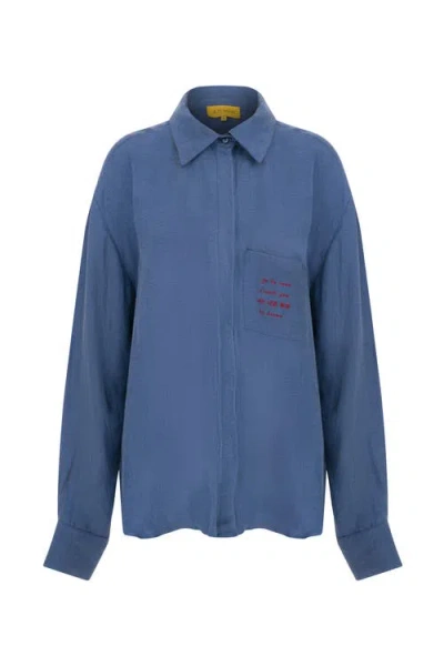 Je Te Veux Linen Ocean Shirt