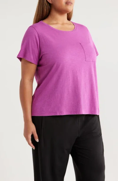 Eileen Fisher Crewneck Pocket Organic Cotton T-shirt