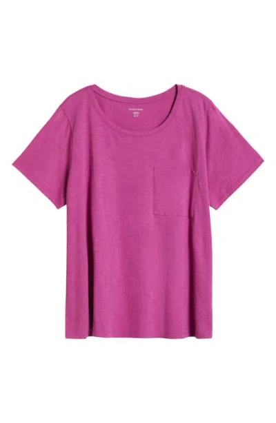 Eileen Fisher Crewneck Pocket Organic Cotton T-shirt