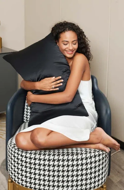 Silksilky Set Of 2pcs-22momme Mulberry Silk Hidden Zipper Pillowcase