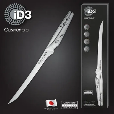 Cuisine::pro Id3 8" Filleting Knife In Silver