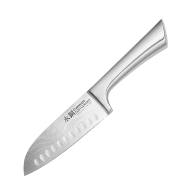 Cuisine::pro Damashiro 5.5" Santoku Knife In Metallic