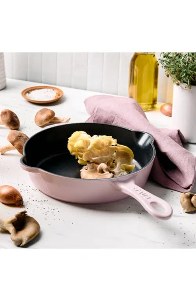Staub 8.5-inch Enameled Cast Iron Traditional Deep Skillet In Pink