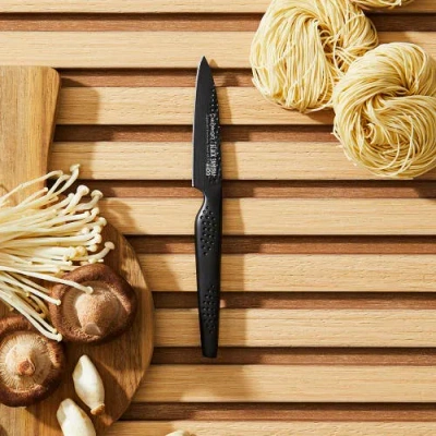 Cuisine::pro Id3 Black Samurai 3.5" Paring Knife In Gray