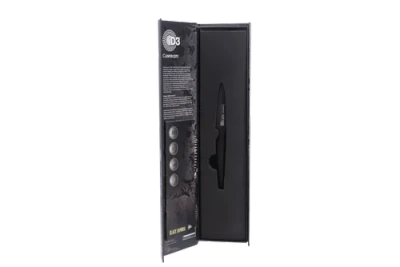 Cuisine::pro Id3 Black Samurai 3.5" Paring Knife In Gray