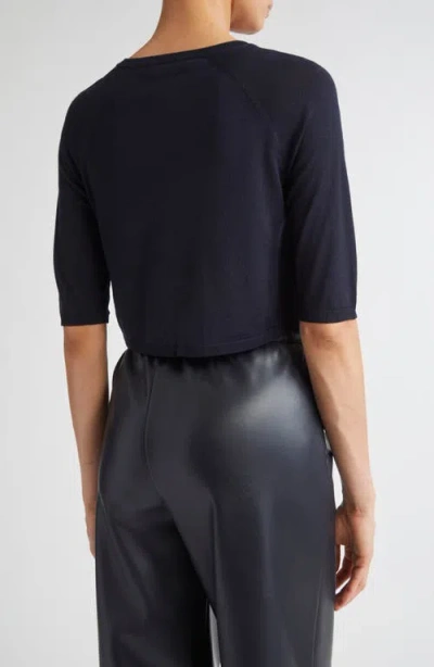 Max Mara Virgin Wool Crop Cardigan
