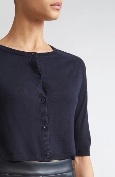 Max Mara Virgin Wool Crop Cardigan