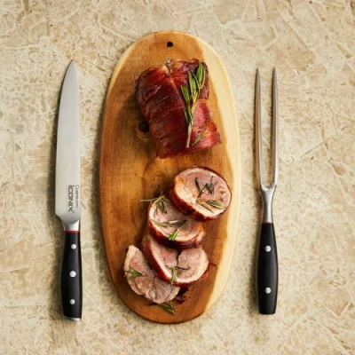 Cuisine::pro Iconix Carving Knife Set, 2 Piece In Black