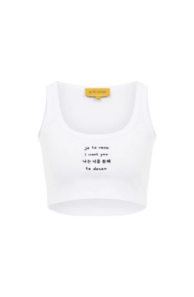 Je Te Veux Jtv Crop Top