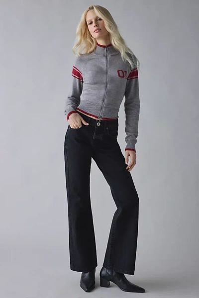 Bdg Teo Relaxed Low-rise Bootcut Jean In Black, Women's At Urban Outfitters