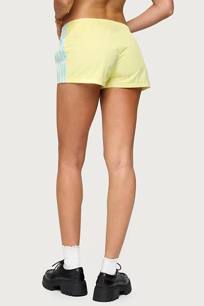 Edikted Nikki Low Rise Side Stripe Nylon Shorts