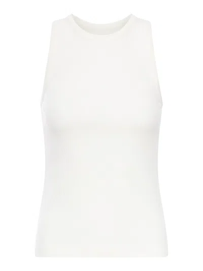 Bottega Veneta Ribbed Cotton Tank Top
