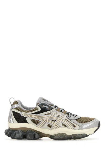 Asics Multicolor Mesh And Rubber Gel Quantum Kinetic Sneakers