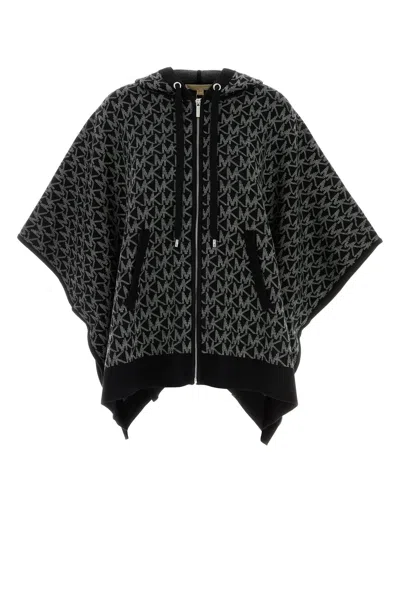 Michael Michael Kors Michael By Michael Kors Embroidered Wool Blend Poncho