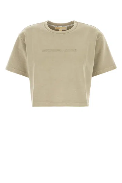 Michael Michael Kors Michael By Michael Kors Sage Green Cotton Blend T-shirt