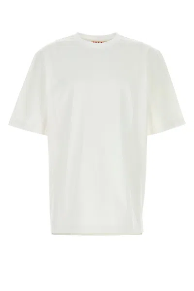Marni Oversized Cotton T-shirt In White