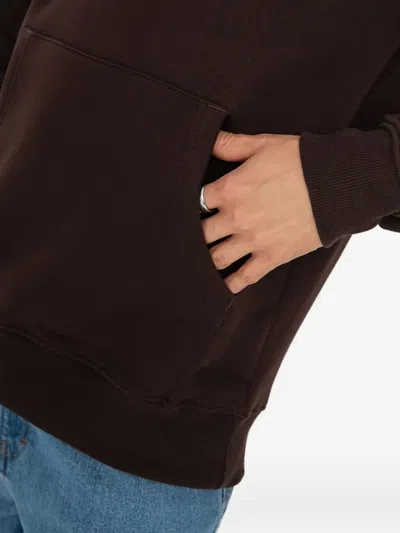 The North Face Drew Peak Logo-print Hoodie In Brown